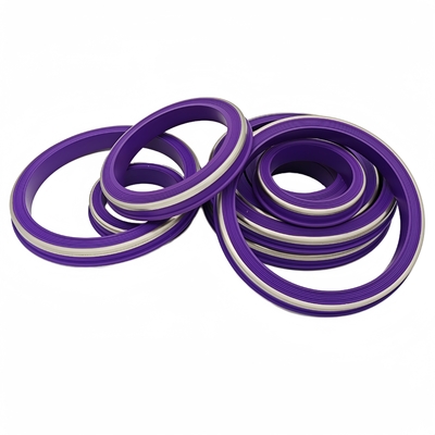 보라색 오일&amp;열기&amp;화학 저항성 NBR HNBR FKM PTFE 스탠리스 백업과 함께 망치 연합 봉인