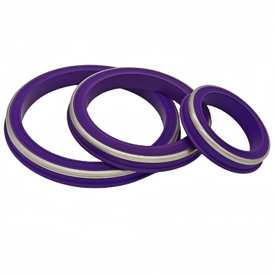 보라색 오일&amp;열기&amp;화학 저항성 NBR HNBR FKM PTFE 스탠리스 백업과 함께 망치 연합 봉인
