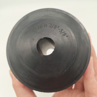 오일 저항성 블랙 타입 H 3/8"에서 5/8" 와이어라인 오일 절약 고무