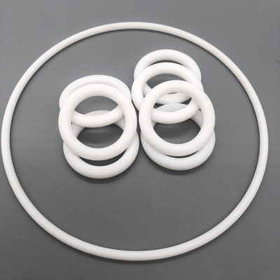 화학 저항성 PTFE 평면 고무 고리 맞춤형 크기 / 색상 / 경화