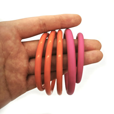 NBR 고무 O 반지 40 ~ 90 쉐어 A 경직 AS568 석유 및 가스 산업에 대한 표준 및 사용자 정의 가능한 크기