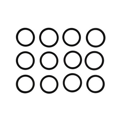 석유 및 가스 산업에 사용되는 다른 경과와 크기의 검은 고무 O 링 봉인