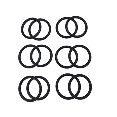 석유 및 가스 산업에 사용되는 다른 경과와 크기의 검은 고무 O 링 봉인